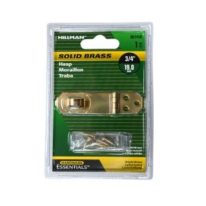 Hillman Solid Brass Hasp – 3/4