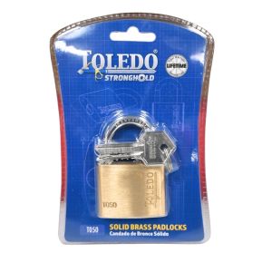 Toledo Stronghold Solid Brass Padlock