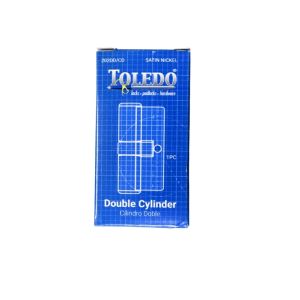Toledo Double Cylinder Lock – Satin Nickel
