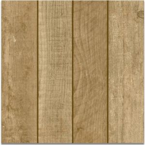 Wood-Look Ceramic Floor Tile 45 x 45 cm - 10 Pieces per Box
