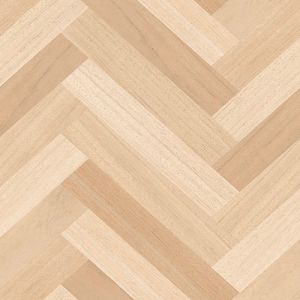 Wood-Look Ceramic Floor Tile – Herringbone Pattern, Light Oak 58x58