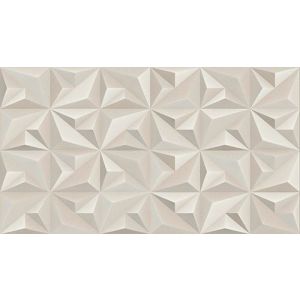 Lorenzza Ceramic Tile – 3D Geometric, 31 × 56 cm (13 pcs per box)