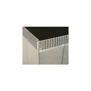 10mm Alum Straight Edge Bronze