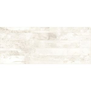 Glazed Porcelain Espacato Tile – 18.7 x 46.6 cm, White 812583E