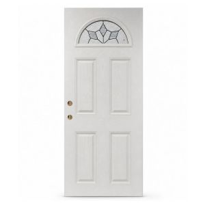 Fiberglass Entry Door Sunburst 32
