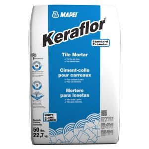 Mapei Keraflor Thinset 50lb White 1 Sack 1 Each 0040051