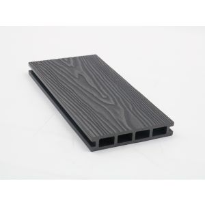 Deep Embossed Composite Deck Board – Light Grey | 135 × 25 × 3660 mm (1” × 6” ×