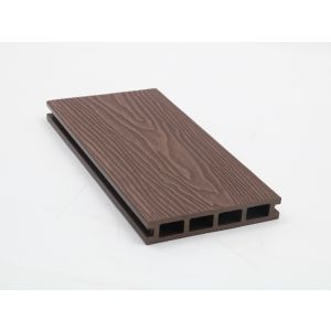 Deep Embossed Composite Deck Board – Wild Field Brown | 135 × 25 × 3660 mm (1” ×