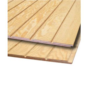 Treated Shallow Groove Plywood 1/2 In x 4 x 8 Ft 1 Sheet