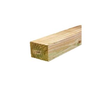 Treated Rough Yellow Pine 1x2x16 Ft 1 Each