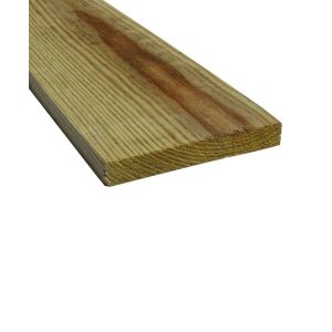 Putnam Lumber Treated Rough Yellow Pine 1x6 In x 18 Ft 1 Each