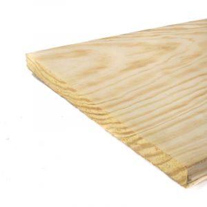Lumber Yellow Pine Treated Rough 1x12x20 1 Length 1 Each