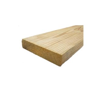 Lumber Yellow Pine Treated Rough 2x2x20 1 Length