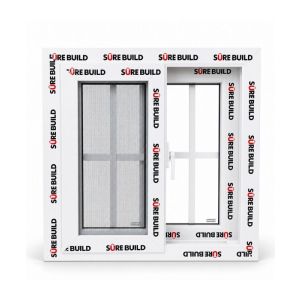PVC High Impact Sliding Window W/ Screen 2x2ft- White