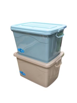 Storage Container 640x465x395mm Blue Cream 1 Ea HDB-032#3