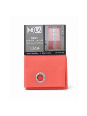 Monica Home Solutions Solid Voile Window Curtain 90 In 1 Each 715-0403960