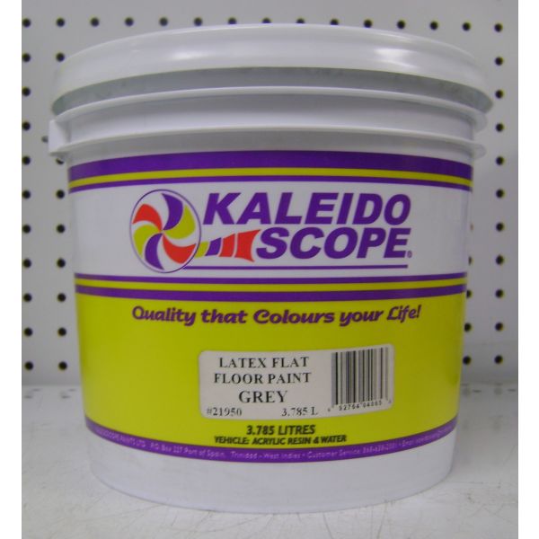 Kaleidoscope Latex Floor Paint 1 Gl Gray 1 Each D208STD102004L