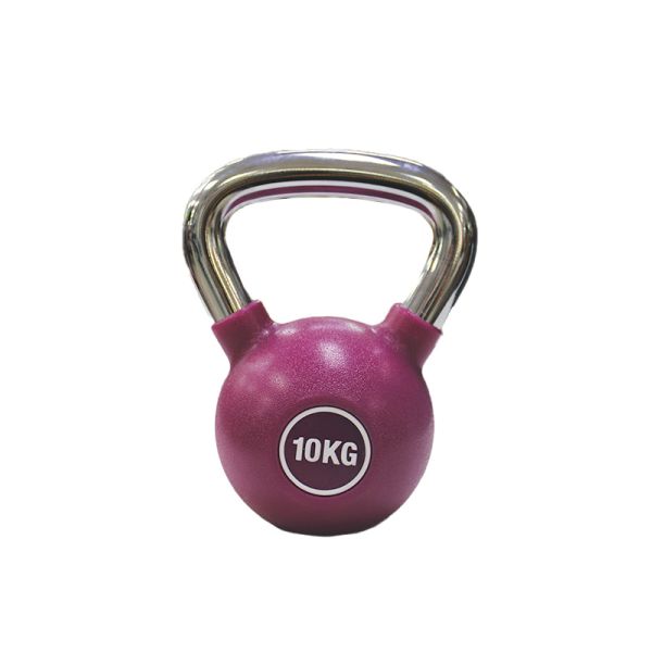 10 Kg Poly Urethane Kettlebell Purple 1 Each