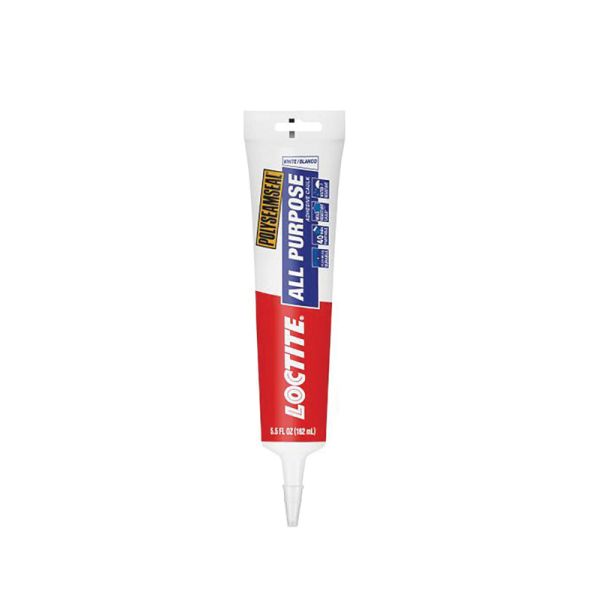 Loctite Polyseam Seal All Purpose Adhesive Caulk 5.5 Oz White 1 Each 11604
