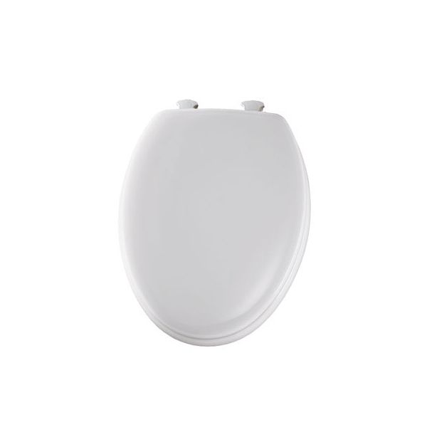 Ace Intl Mayfair Elongated Molded Wood Toilet Seat 18.81 In White 1